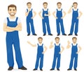 Man in overalls