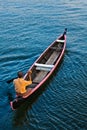 Man in boat. Kerala backwaters Royalty Free Stock Photo