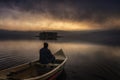 Man on boat