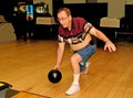 Man Bowling Royalty Free Stock Photo