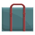 Man briefcase icon, cartoon style Royalty Free Stock Photo