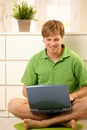 Man browsing internet Royalty Free Stock Photo