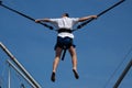 Man on Bungee Rope