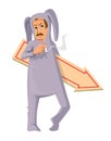 Man in bunny costume
