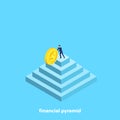 Financial pyramid 5 Royalty Free Stock Photo