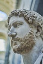 Man bust sculpture in the Vatican Museum