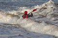 Man in canoe 2 Royalty Free Stock Photo