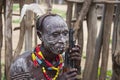 Man from the Caro tribe with AK47. Ethiopia, Omo Valley