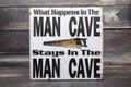 Man Cave Royalty Free Stock Photo