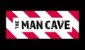 The Man Cave Sign vector illustration Royalty Free Stock Photo