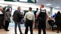 Man chatting with police inside YVR Airport