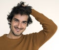 Man Cheerful Smiling Portrait Concept