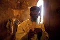 A man in a church, Ethiopia