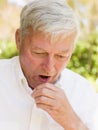 Man Coughing Royalty Free Stock Photo