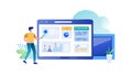 Man Creating UI Design, Web Development and User Interface, UX, vector design Generative AI Royalty Free Stock Photo