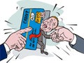Man in credit card debt crunch