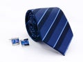 Man cuff links and tie Royalty Free Stock Photo