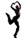 Man dancer dancing Royalty Free Stock Photo
