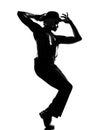 Man dancer dancing cabaret burlesque Royalty Free Stock Photo