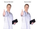 Man doctor group Royalty Free Stock Photo