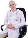 Man in doctor's smock