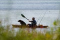 Man and dog Royalty Free Stock Photo