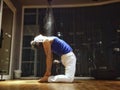 Been doing yoga practicing exercise strong fixable balance meditation healthy