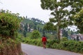 man is doing morning in Kurseong