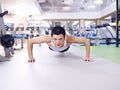 Man doing push-ups Royalty Free Stock Photo