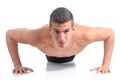 Man doing pushups Royalty Free Stock Photo