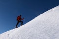 Ski touring Royalty Free Stock Photo