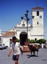 Man with Donkey in Monda.