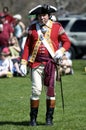 Man Dressed as British Redcoat Royalty Free Stock Photo