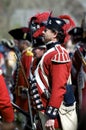 Man Dressed as British Redcoat