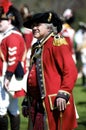 Man Dressed as British Redcoat