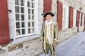 Man dressed as a courtier or prince in the Quebec city