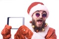 Man dressed as Santa Claus Royalty Free Stock Photo