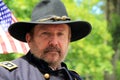 Man dressed as Ulysses S. Grant in July 4th parade,Saratoga Springs,New York,2013