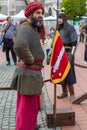 Man dressed in Turkish medieval costume
