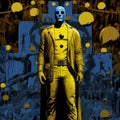 The Yellow Man: A Noir Comic With Light Azure And Gold Aesthetics