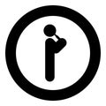 Man drinking alcohol from bottle of beer wine drunk people concept stick use beverage drunkard booze standing icon in circle