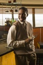 Man drinking martini. Royalty Free Stock Photo