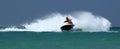 Man drive on the jetski Royalty Free Stock Photo