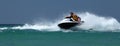 Man drive on the jetski Royalty Free Stock Photo