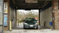 Man Drives in to Self-Serve Car Wash Winter