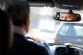 Man driving his car Royalty Free Stock Photo