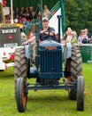 Man driving old Tractor Royalty Free Stock Photo