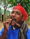 Man eating snakes