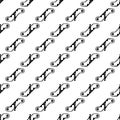 Man escalator move down pattern seamless vector