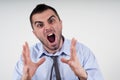 Man expressing frustration Royalty Free Stock Photo